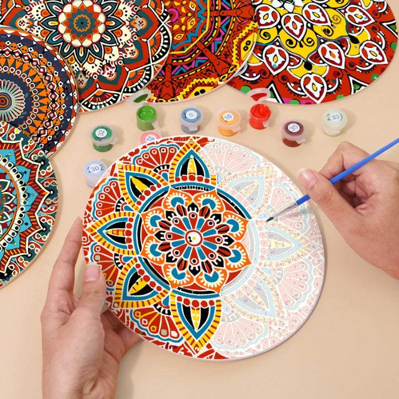 Paint by Numbers Placemat Set