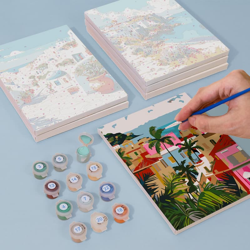 Coastal Escapes - 6 Mini Paintings