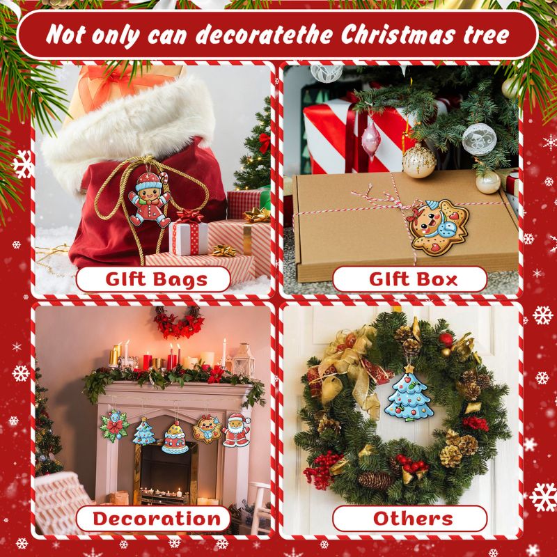 Christmas Sweet Treats Ornaments Paint by Numbers