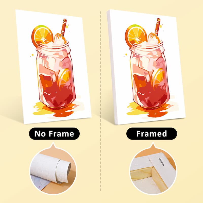 Fresh Sips - 6 Mini Paintings