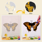 Colourful Butterflies - 6 Mini Paintings
