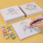 Festive Friends - 6 Mini Paintings