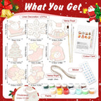 Christmas Wonderland Ornaments Paint by Numbers