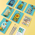 Art in Bottles - 6 Mini Paintings