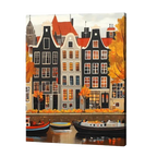 Autumn in Amsterdam Paint by Numbers