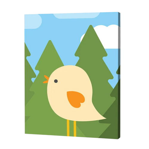 Bird Paint by Numbers for Kids