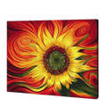 Blazing Sunflower Paint By Numbers