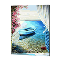 Boat and Wine Paint by Numbers
