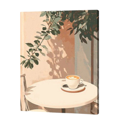 Cafe Serenity Paint by Numbers