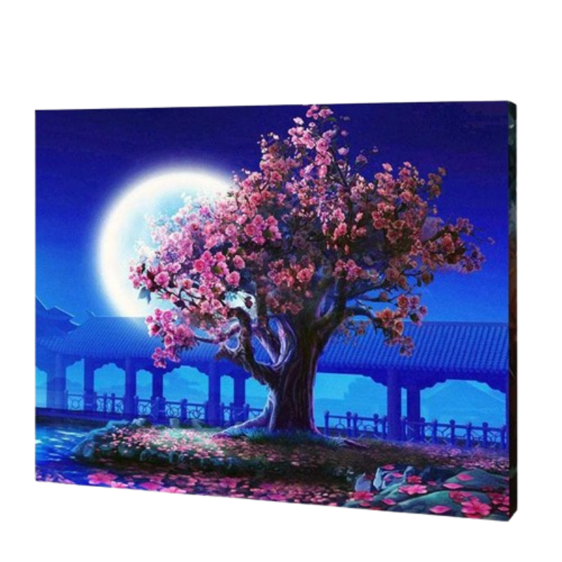 Cherry Blossoms Tree Paint By Numbers