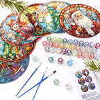 Christmas Cheer 6-Piece Paint by Numbers Placemat