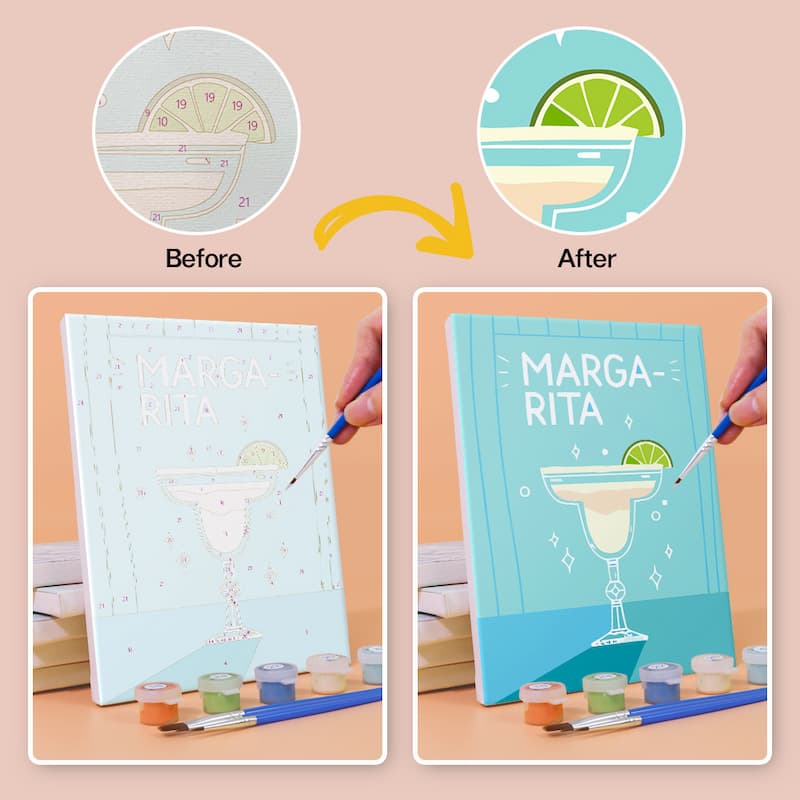 Cocktail Vibes - 6 Mini Paintings