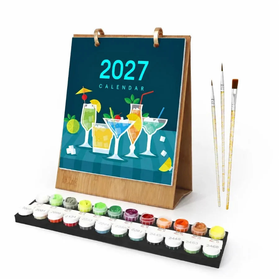 Cocktail Collection Paint by Numbers Calendar