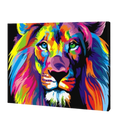 Colorful Lion Paint by Numbers