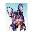 Colorful Pup Paint by Numbers