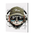 Cool Cat Beats Paint by Numbers