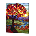 Crimson Sunset Valley Paint by Numbers