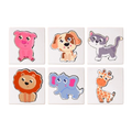 Cute Animal Friends - 6 Mini Paintings