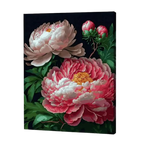 Elegant Peonies Paint by Numbers