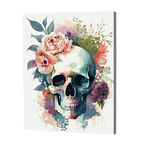 Eternal Bloom Skull Paint by Numbers