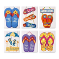 Flip Flop Vibes - 6 Mini Paintings