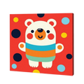 Happy Bear, Kids Paint By Numbers