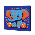 Happy Elephant, Kids Paint By Numbers