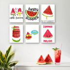 Hello Summer - 6 Mini Paintings