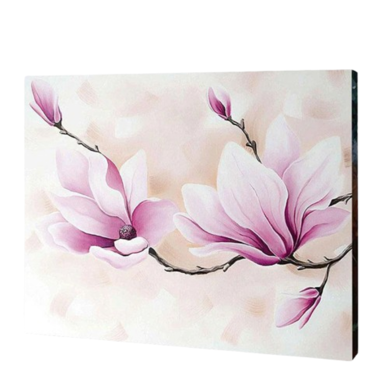 Magnolia Blossoms Paint by Numbers