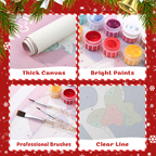 Merry Christmas Hanging Scroll Paint by Numbers Kit