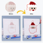 Merry Christmas Icons Mini Paint by Numbers