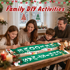 Merry Christmas Welcome Hanging Scroll Paint by Numbers Kit