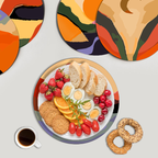 Modern Sunset Landscapes 6-Pieces Paint by Numbers Placemat