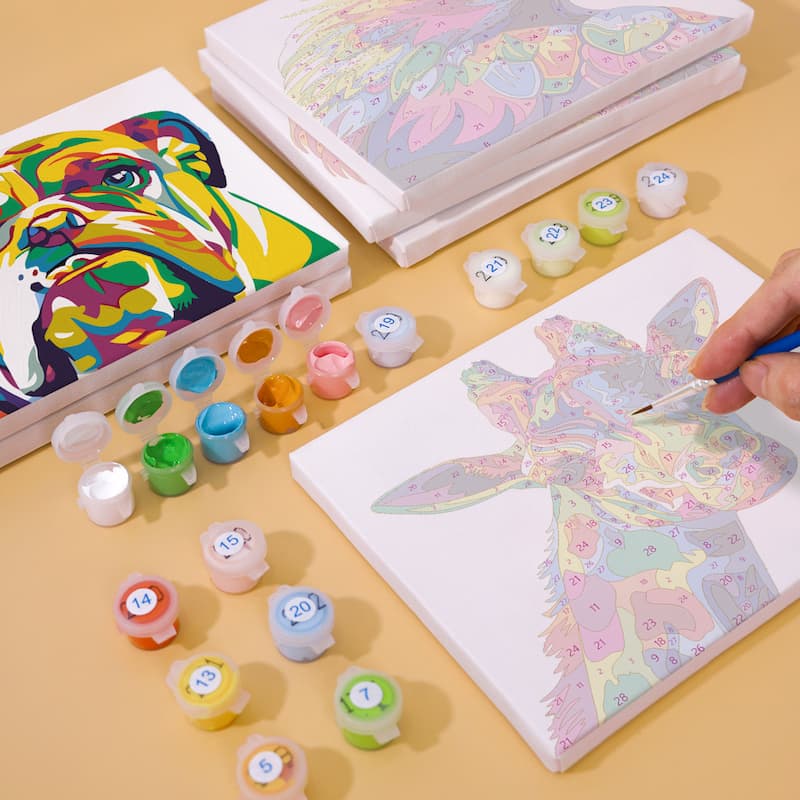 Vibrant Wildlife - 6 Mini Paintings