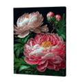 Peonies in Moonlight Paint by Numbers