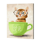 Pop-up Kitty Paint by Numbers