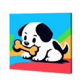 Puppy Play, Kids Paint By Numbers