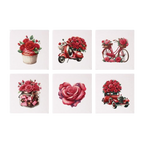 Romantic Roses - 6 Mini Paintings