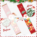 Santa & Reindeer Christmas Hanging Scroll Paint by Numbers Kit