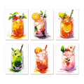 Summer Refreshers - 6 Mini Paintings