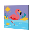 Sunny Flamingo, Kids Paint By Numbers