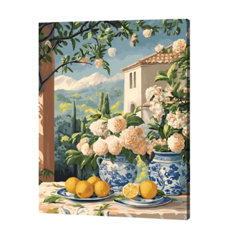 Tuscan Morning Paint by Numbers