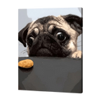Hungry Dog Paint by Numbers
